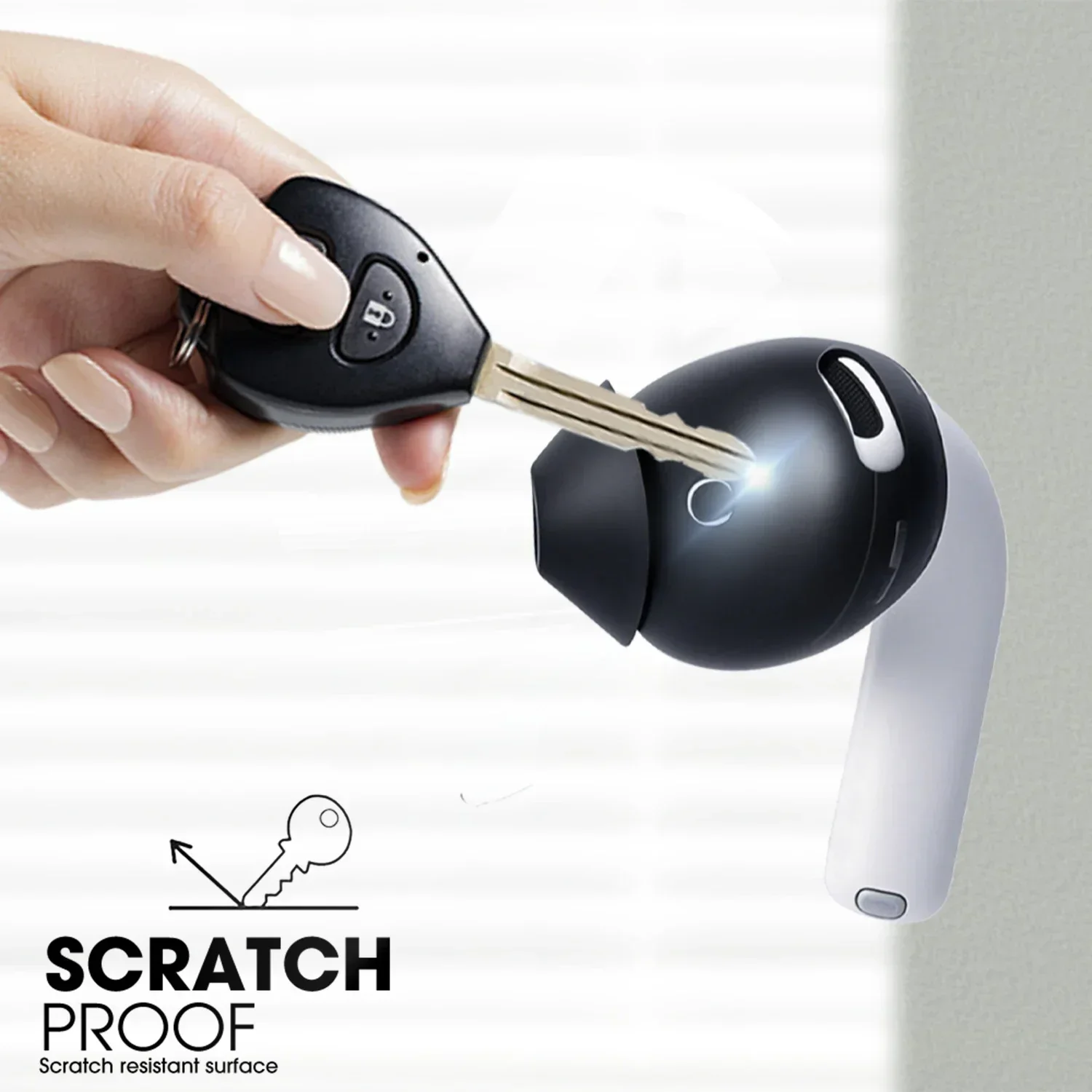 Eartip For Apple Airpods 4 2024 Ear Tips Tip Replacement Anti-Slip Silicone Earbud Cover For Airpods 4th Earplugs Accessories