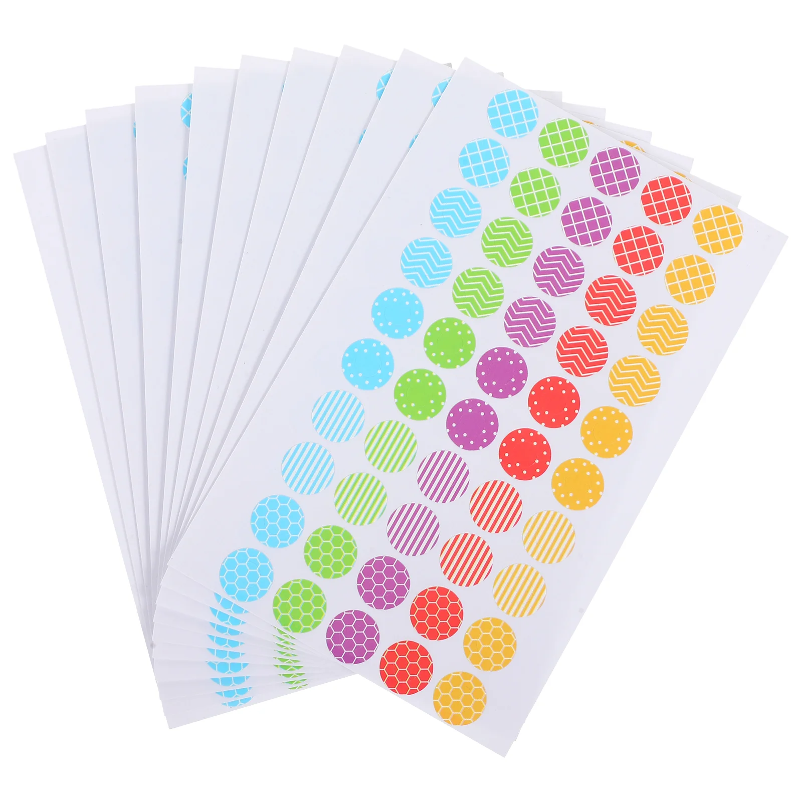 

10 листов, этикетки с круглыми отверстиями для нот-бумаги