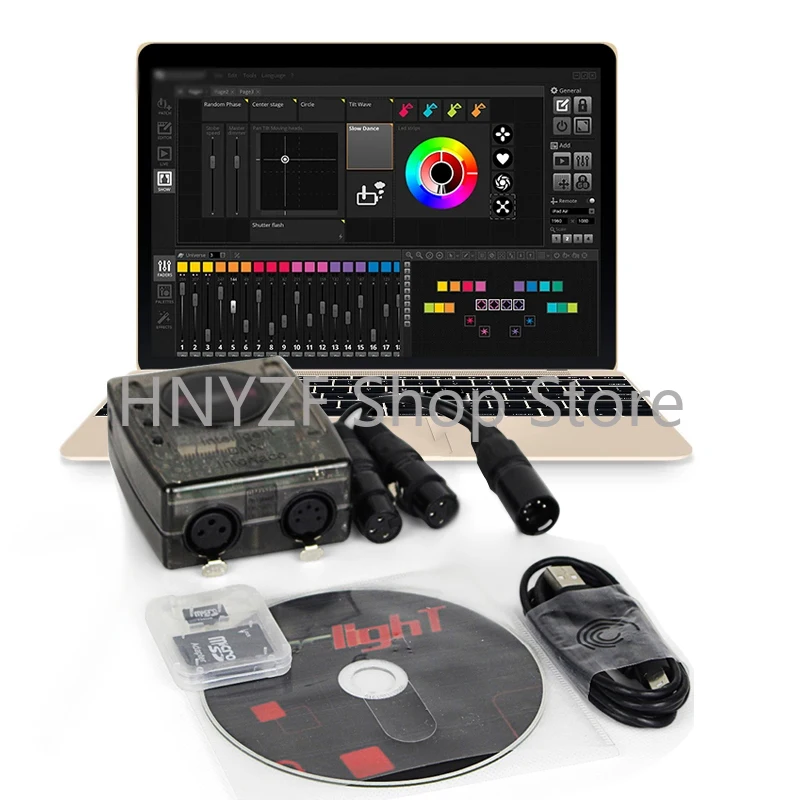 Daslight-ディスコ制御ソフトウェア,LEDライト,dmxコントローラー,dmx