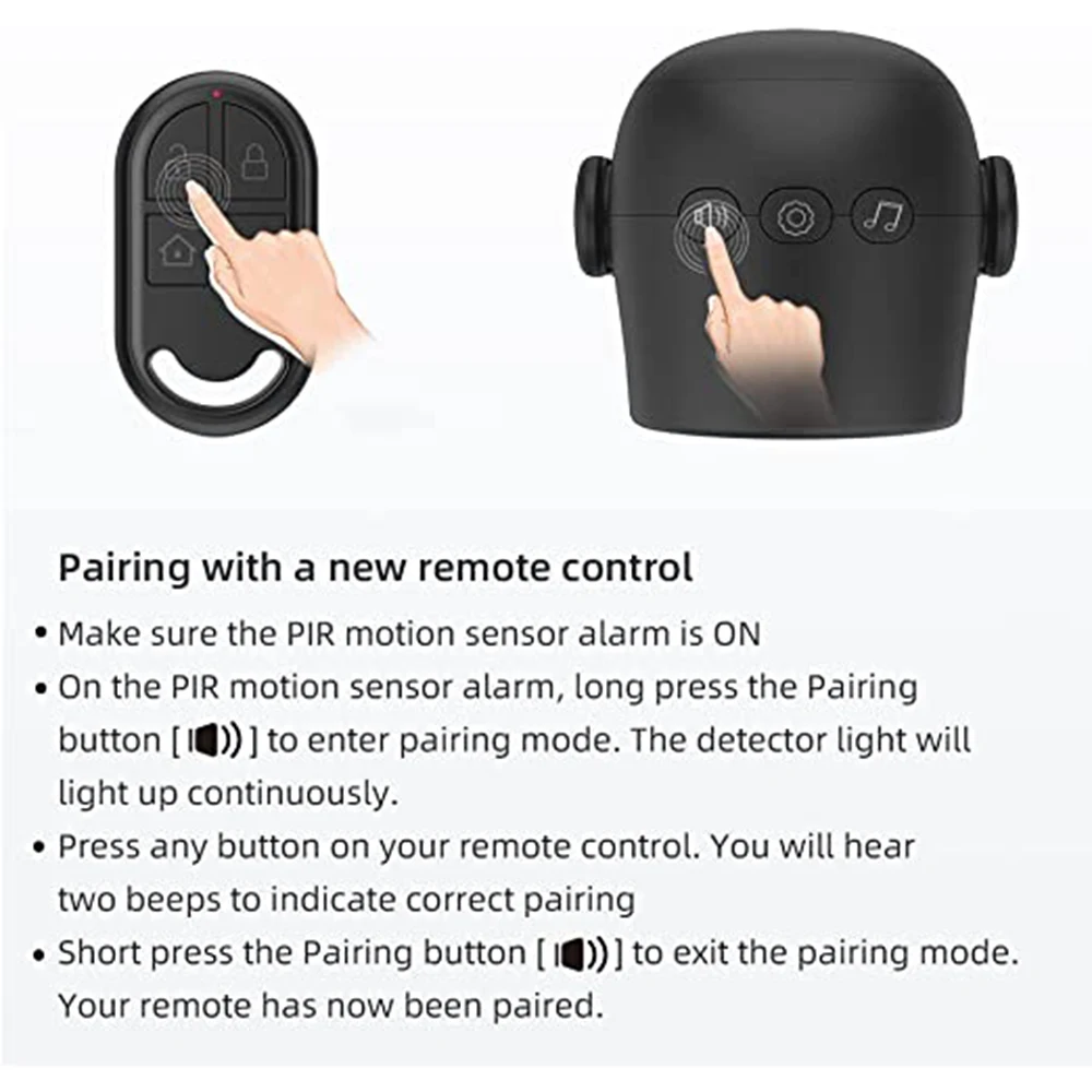 Infrared Motion Sensor for Home Burglary Security Protection Wireless Motion Det