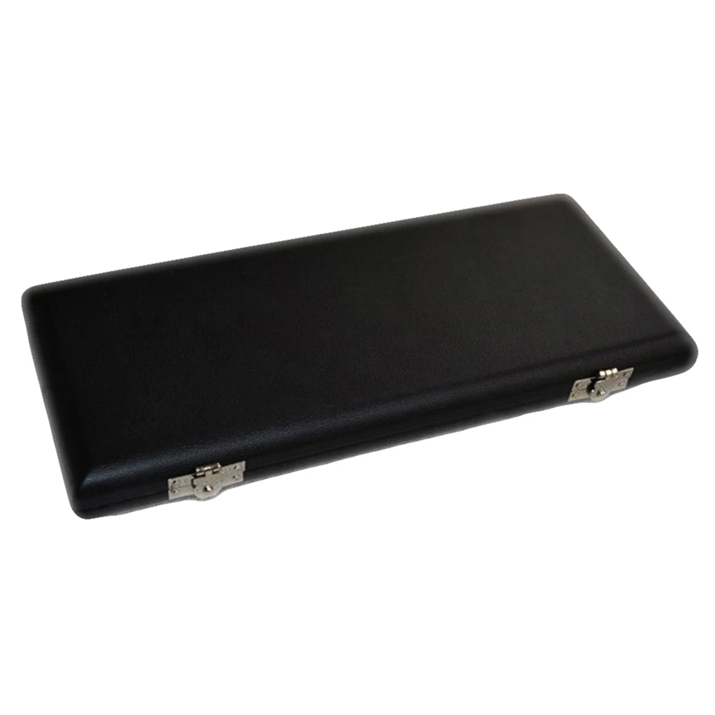 Novelty Black PU Leather Oboe Reeds Case Box for 20pcs Reeds Hold 217x93x20mm