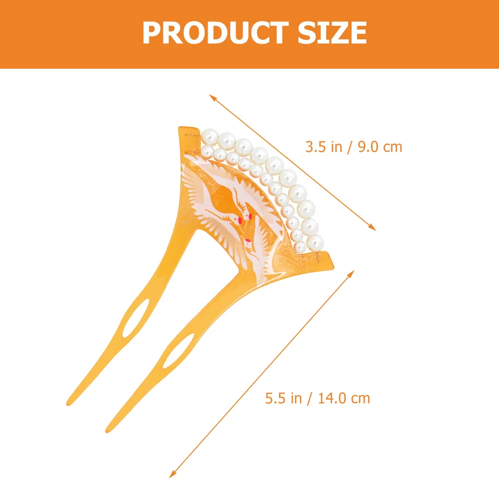 Hair Accessories for Girls U-shaped Hairpin Sticks Long Japanese-style Chopsticks Bride Tiara 6