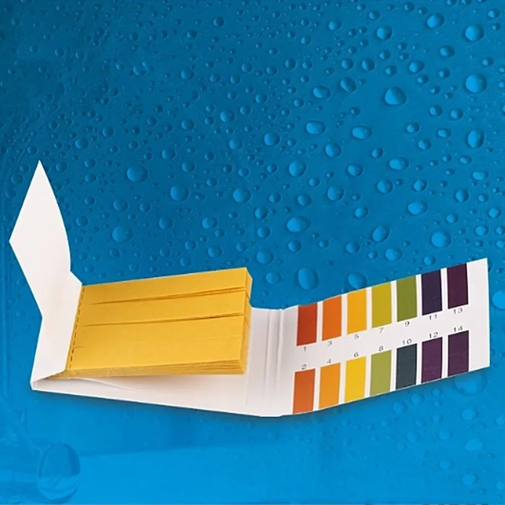 80 Strips/pack Aquarium Water pH Test Strips Universal Litmus Paper 1-14 Alkaline Indicator Food Urine Lab Soil Body Tester