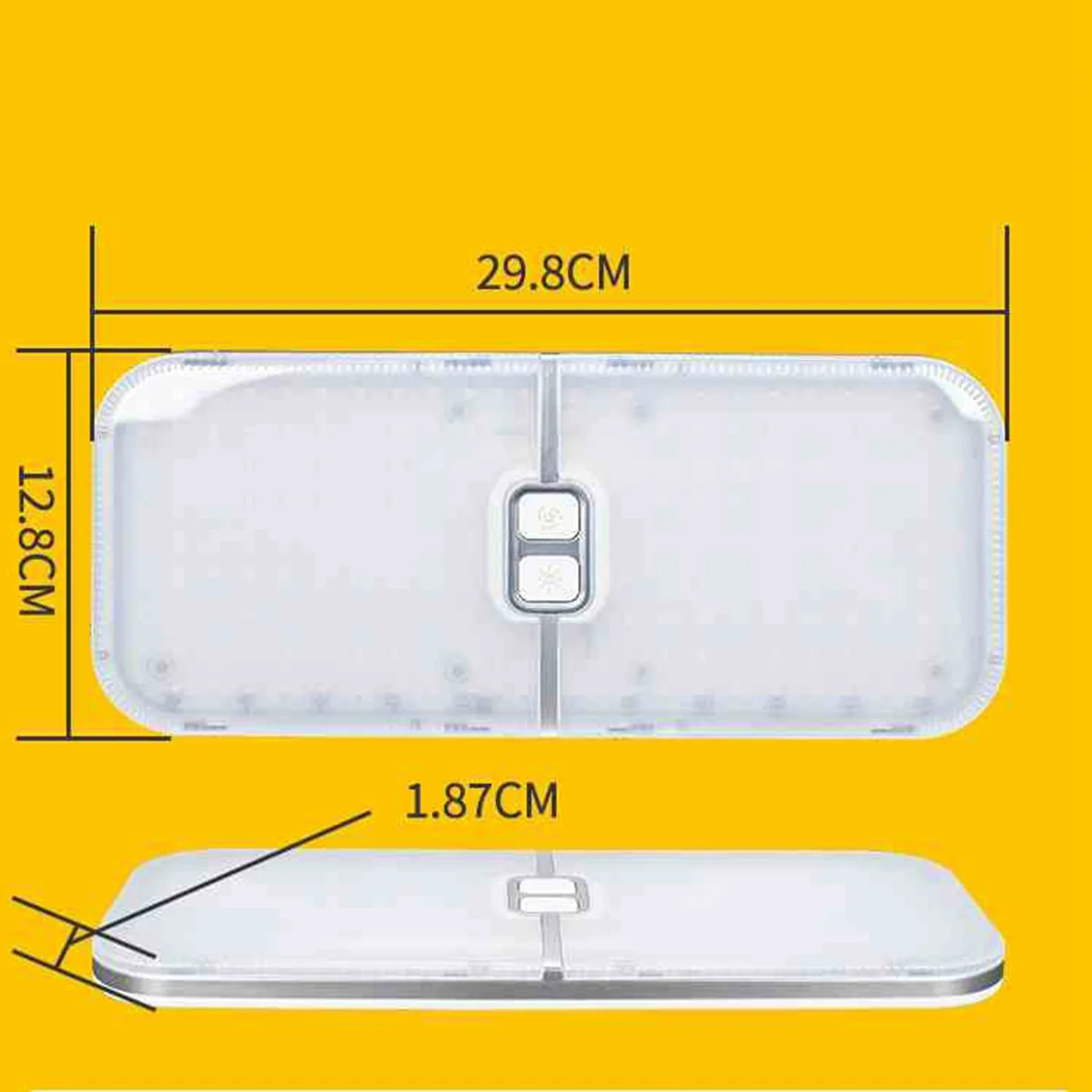 

RV Lights Interior, 3 Color TEM Campers Lights, 204 LED Dimmable LED Lights Fixture, for RV/Campers/Car/Trailer/Boat