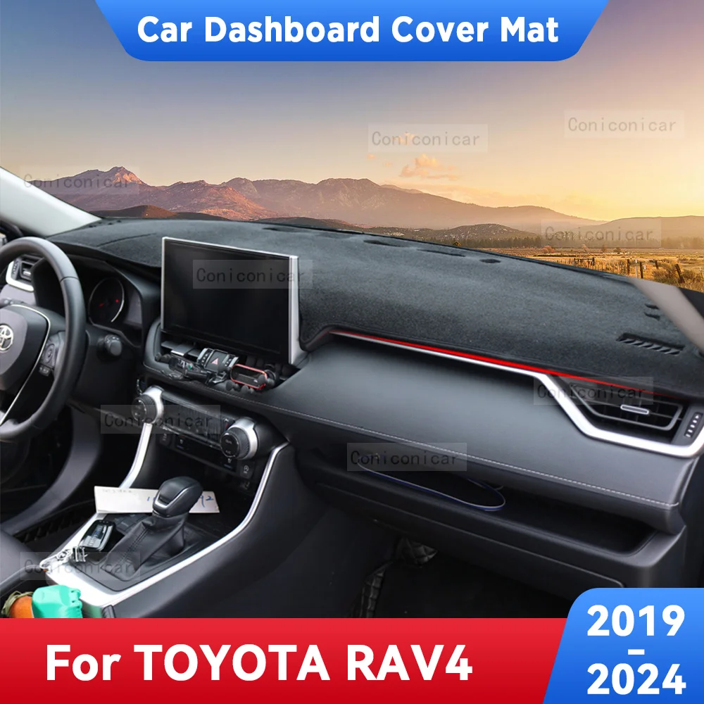 Für Toyota Rav4 Xa50 2019 2020 Rav 4 Xa 50 Leder Auto Dashmat  Armaturenbrettabdeckung Armaturenbrett Armaturenbrett links rechts Antrieb