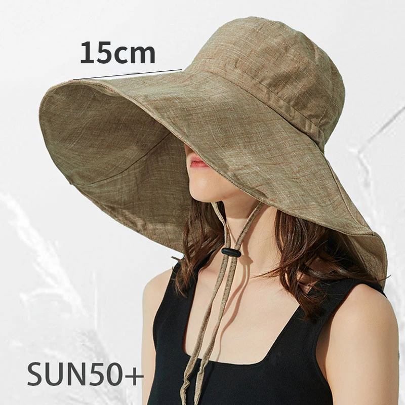 https://ae01.alicdn.com/kf/Sac243f02283e4a118ebad34403a78110b/Summer-Wide-Brim-15cm-Linen-Sun-Hats-for-Women-Uv-Protection-UPF-50-Sunshade-Foldable-Beach.jpg