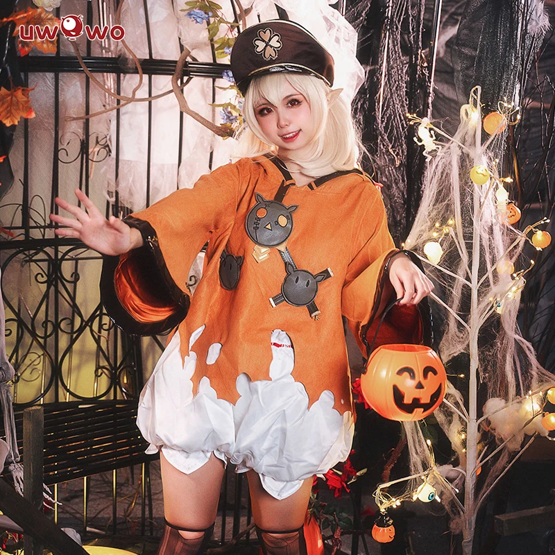 

LAST BATCH UWOWO Klee Cosplay Halloween Costume Game Genshin Impact Cosplay Douji Klee Carnival Cos Outfits