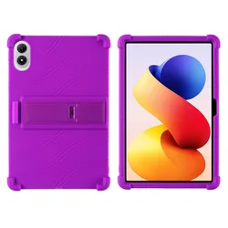 Silicone Stand Protective Case for Xiaomi Poco Pad M1 (PURPLE)