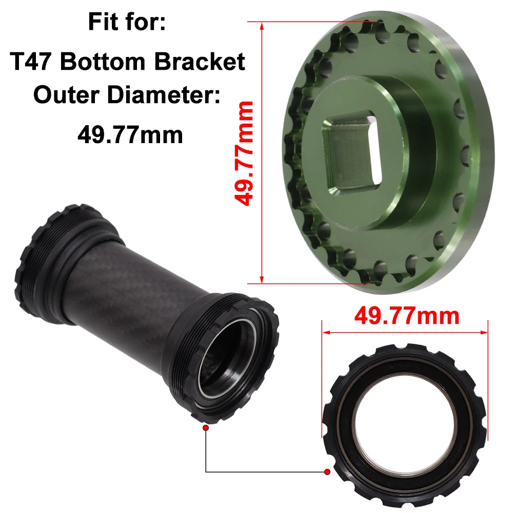 HEPPE Bike T47 Bottom Bracket Wrench BB T47 Installation and Removal Spanner Bike BB Repair Tool for SRAM DUB TREK bicycle bottom bracket tool