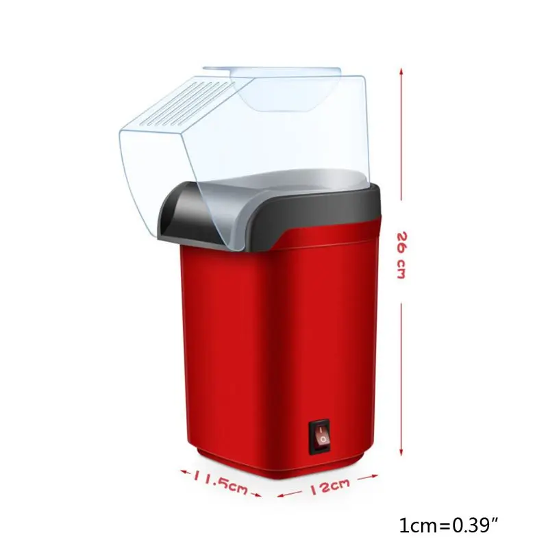 D0AB Hot Air Popper Maker Delicious Healthy Gift Idea for Kids Self-made DIY 6