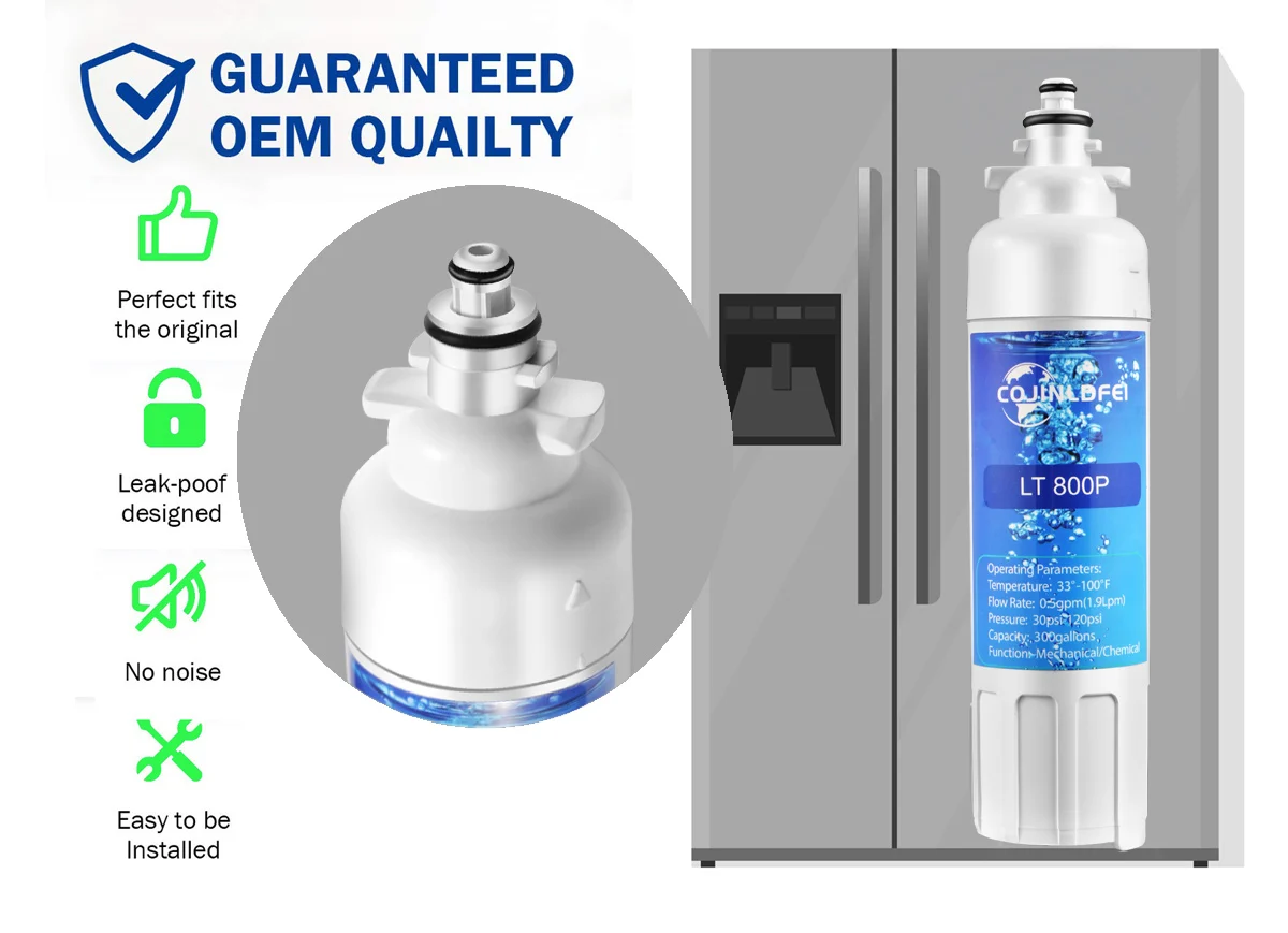 LT800P Replacement for Kenmore Elite 9490, LG ADQ73613401, ADQ73613402, ADQ736134 469490 LSXS26326S Refrigerator Water Filter