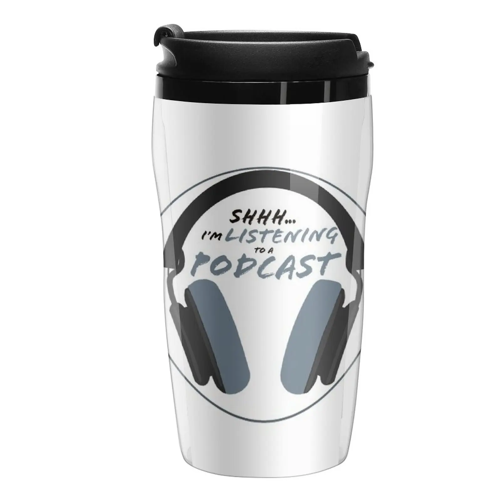 

Podcast Sticker Travel Coffee Mug Cup For Coffee Espresso Shot
