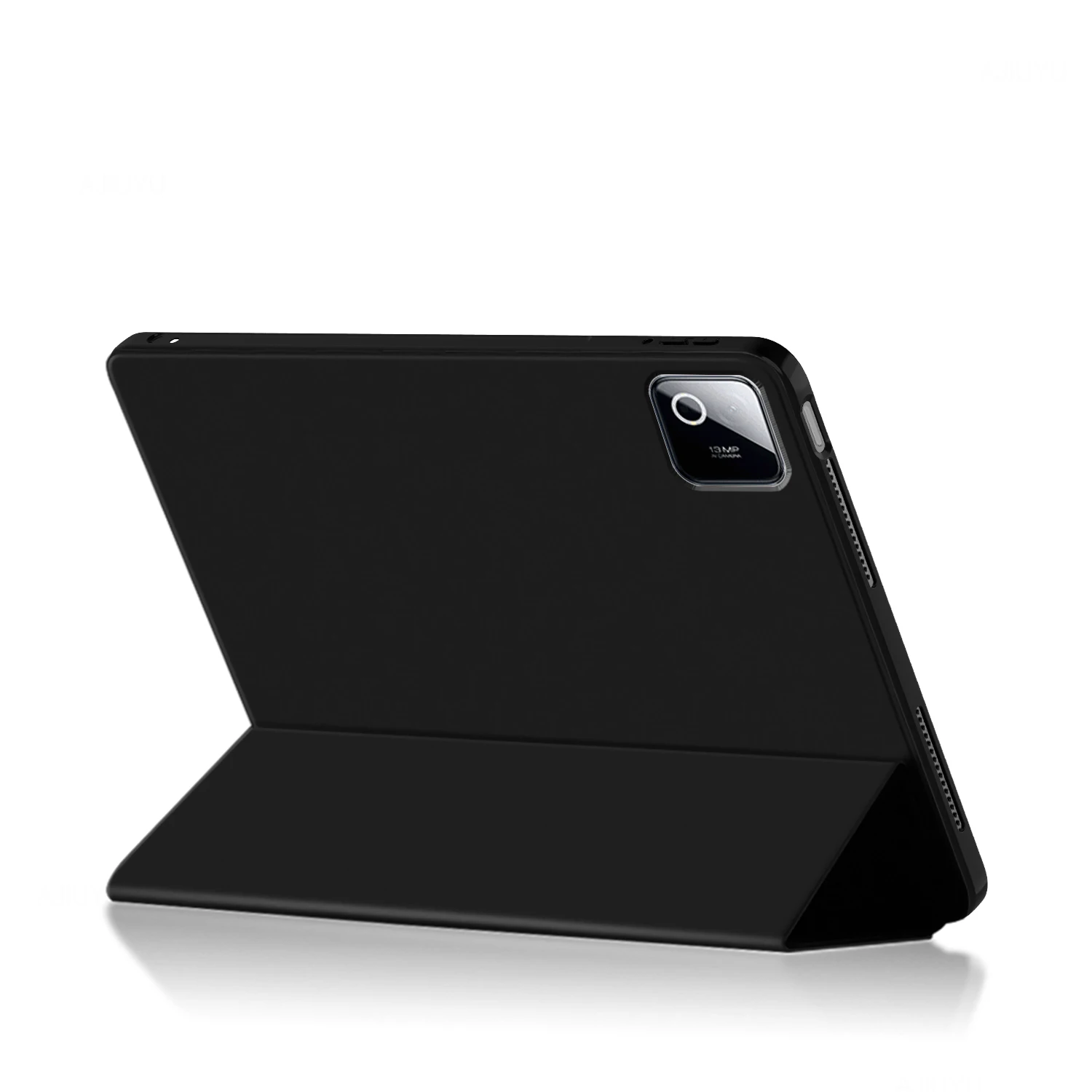 Premium PU Leather Flip Cover Tablet Sleeve with Stand Feature