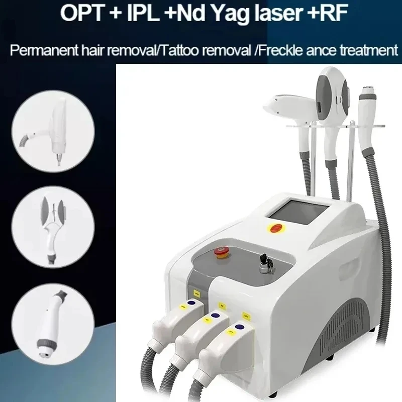 

3 in 1 IPL OPT Laser Nd Yag Laser Skin Care Hair Tattoo Removal Multi-functional Machine Factory Direct