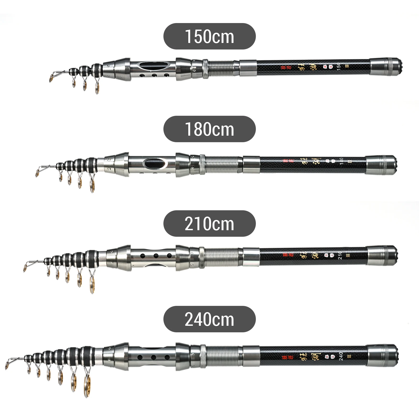 Telescopic Fishing Rod & Reel Combo with Pliers and Lip Grip 3