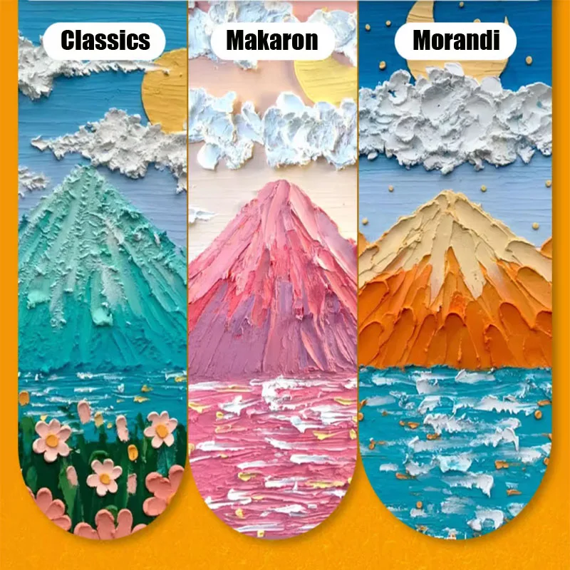 24/48 컬러 울트라 소프트 유화 스틱 세트, 시트러스 향 크레용 소프트 마카롱, 어린이 DIY 페인트 브러시, 생일 선물