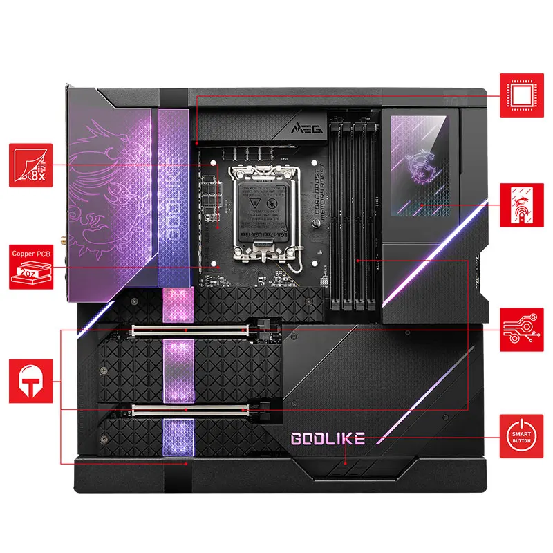 Рисунок 2 - LGA 1700 MSI Мег Z690 GODLIKE +