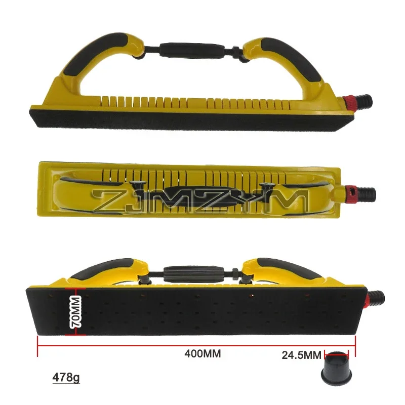 Grinding hand push Board car putty hand Planer adjustable concave and convex plane grinding block body repair tool