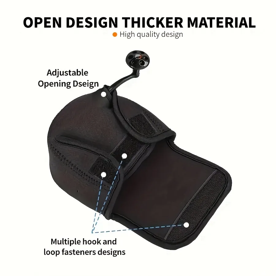 Protective Spinning Fishing Reel Bag Fly Baitcasting Raft Reel Case Storage Pouch Drum Cover for Outdoor Sports And Travel