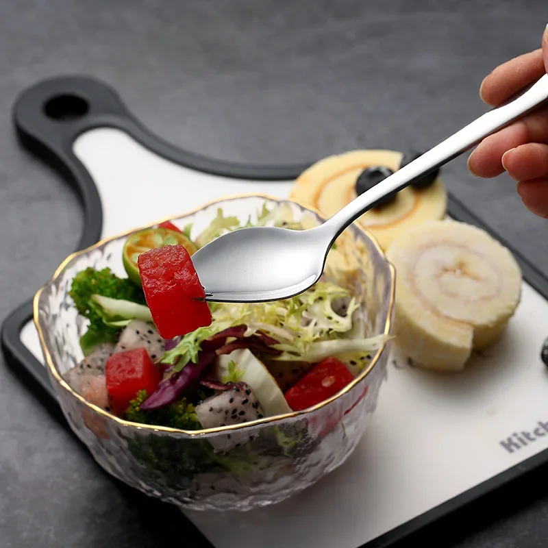 Cutlery Set Western Style Cutlery Set Picnic Cutlery Set Stainless Steel Cutlery Set Picnic Tableware Camping Cutlery Set Stainless Steel Fruit Fork Spoon Tableware