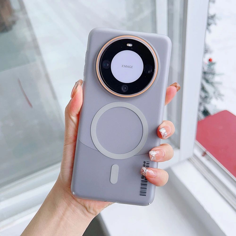 Matte Magnetic Translucent Phone Case Cover