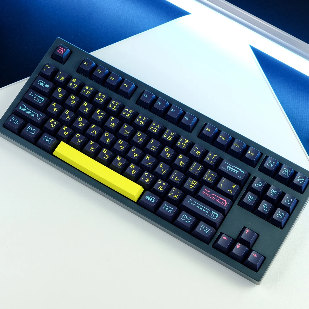 Gmk Despertar Keycaps para Teclado Mecânico Perfil Cereja Pbt Sublimação Dye Interruptor mx Japonês 61 64 68 75 87 129 Chaves - Imagem 4