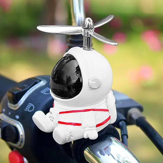 Bike Handlebar Decoration Electric Scooter Ornament With Moving Propeller Cute Appearance Decoration Accessory For Electric 4