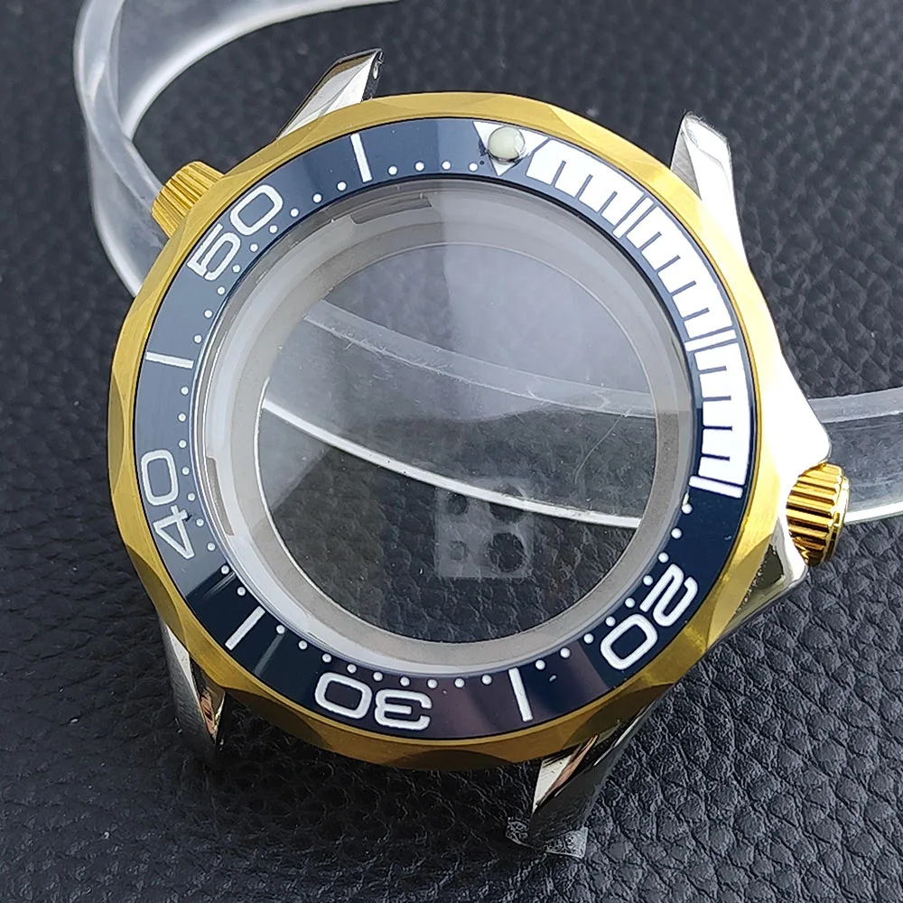 Premium 42mm Men's Watch Case with Sapphire Glass and 20mm Strap - Complete Watch Accessory Set with Box