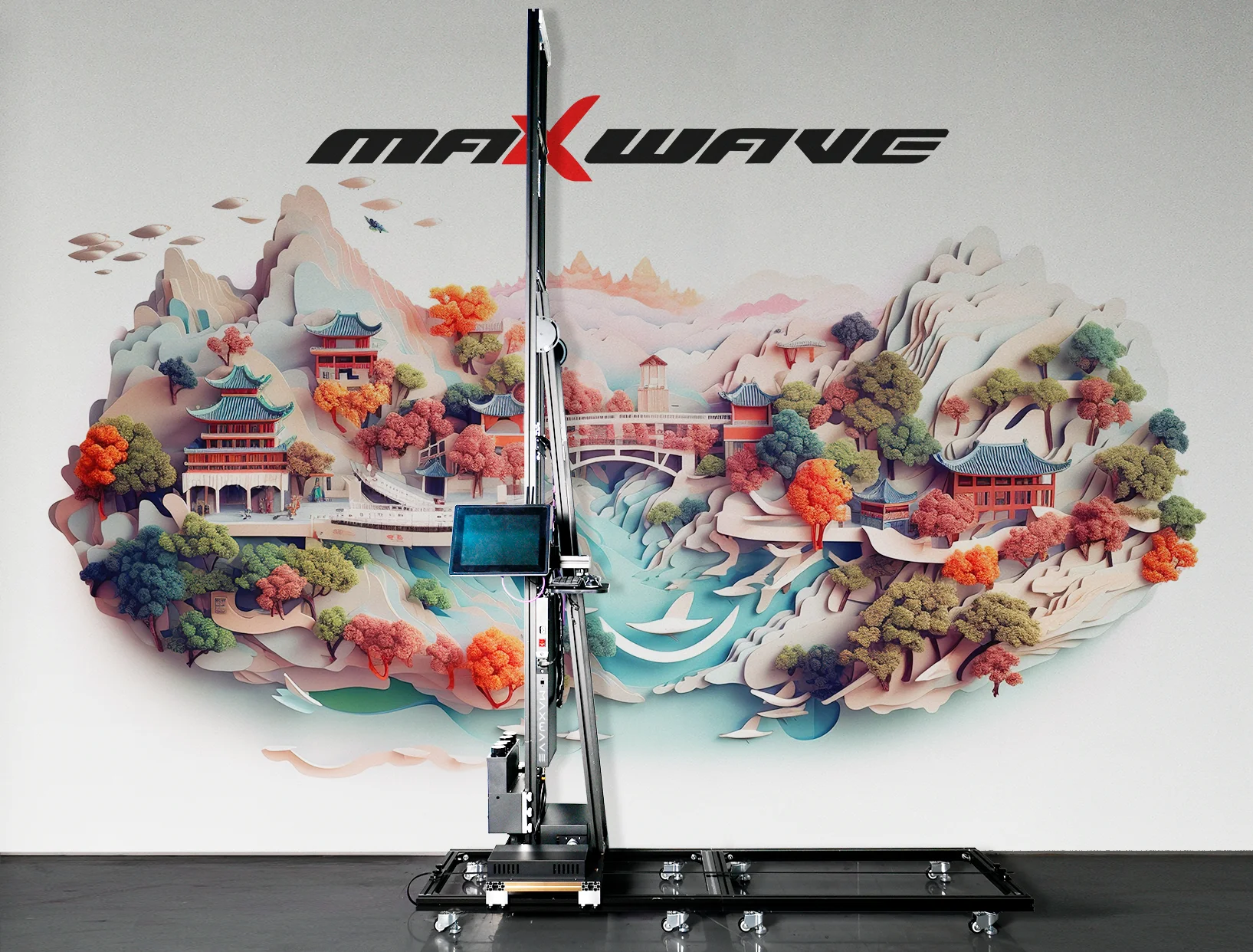 PortableWallArtPrinterCMYKWUVINK3DWallMuralPrinterMachine