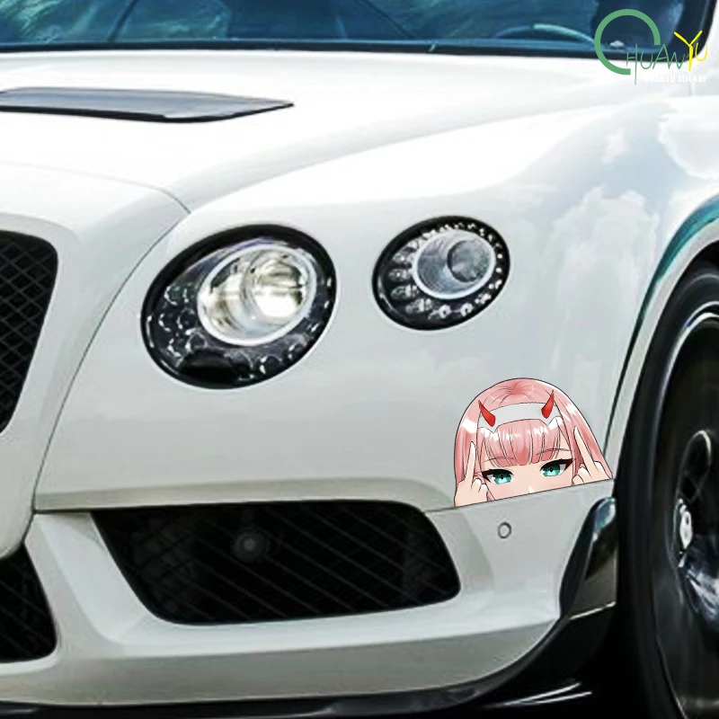 Kasi Auto Aufkleber personal isierte Cartoon japanische süße Mädchen Animation Anime Auto Körper Motorrad Stoßstange reflektierende Aufkleber – Detail 8