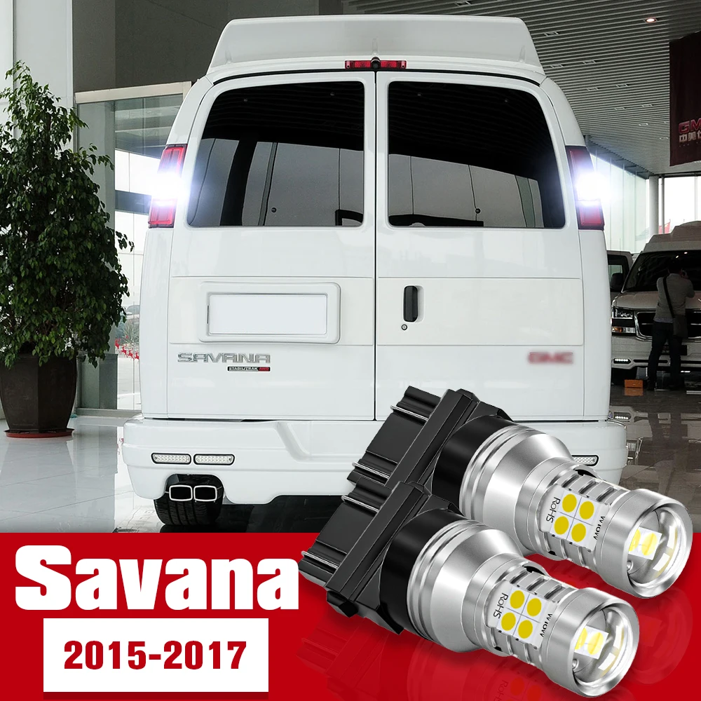 

2pcs Reverse Light Accessories LED Bulb Lamp For GMC Savana 2003-2017 2006 2007 2008 2009 2010 2011 2012 2013 2014 2015 2016