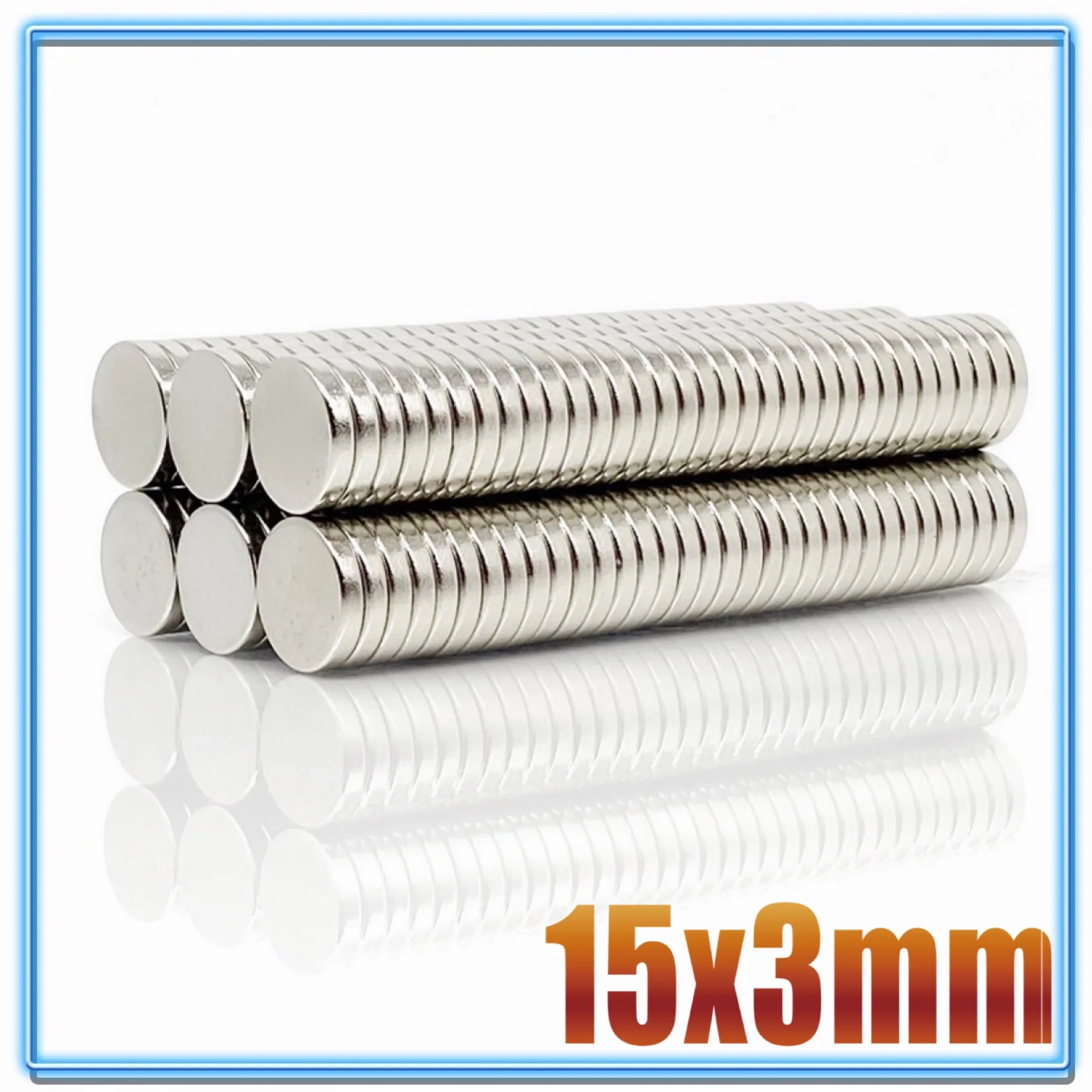 5 10 20 50 100pcs 15x3 mm Search Minor Magnet Diameter 15mm x 3mm Bulk Small