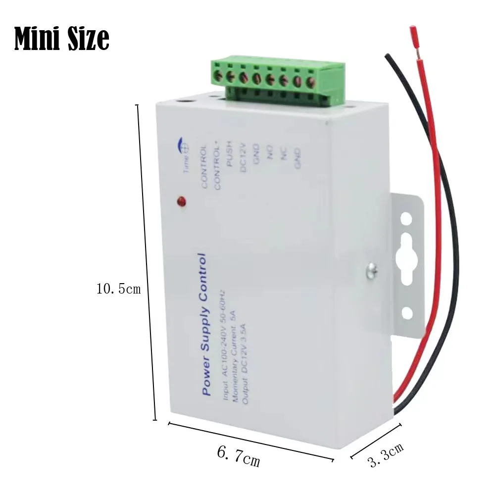 전기 도어락 전원 공급 장치, AC 110-240V 액세스 제어 시스템, 12V 전원 공급 장치, 배터리 백업