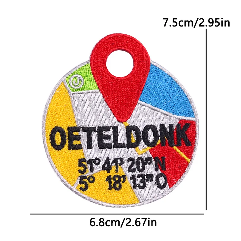 2025 Neue Designs Niederlande Oeteldonk Karneval Eisen auf Patches für Kleidung Oeteldonk Emblem Frosch Stickerei Patch Festival Abzeichen – Detail 6