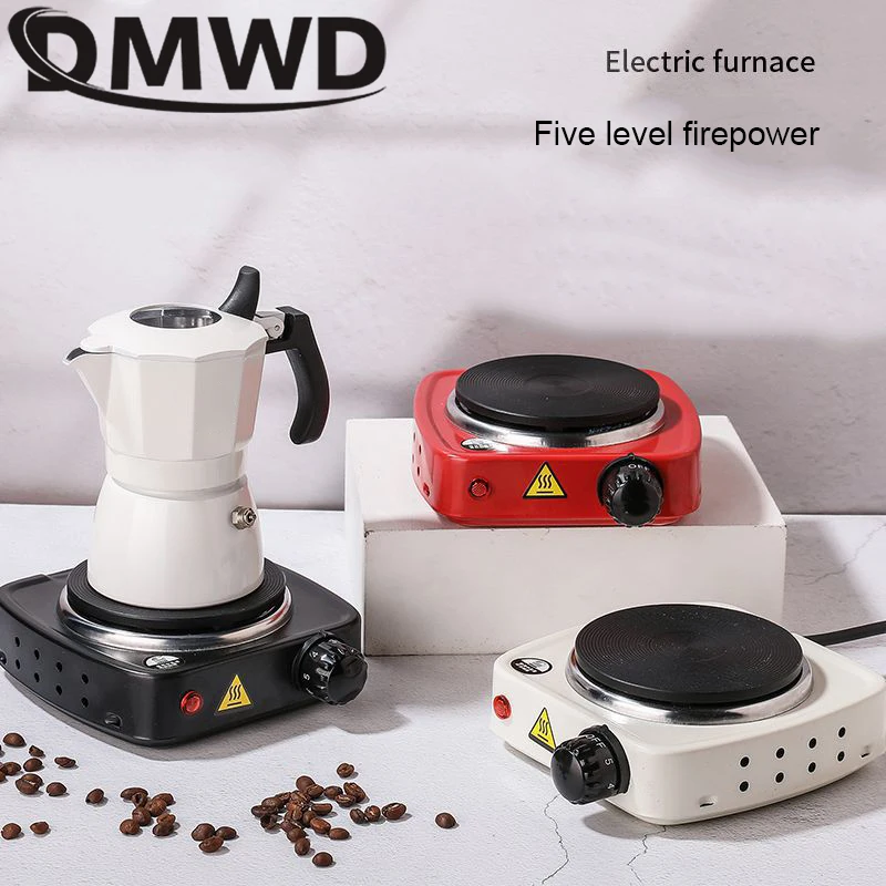 110V/220V Electric Stove Portable Tea Warmer Coffee Milk Heater Stove Mocha Heating Cast Iron Hot Plate Cooking Furnace