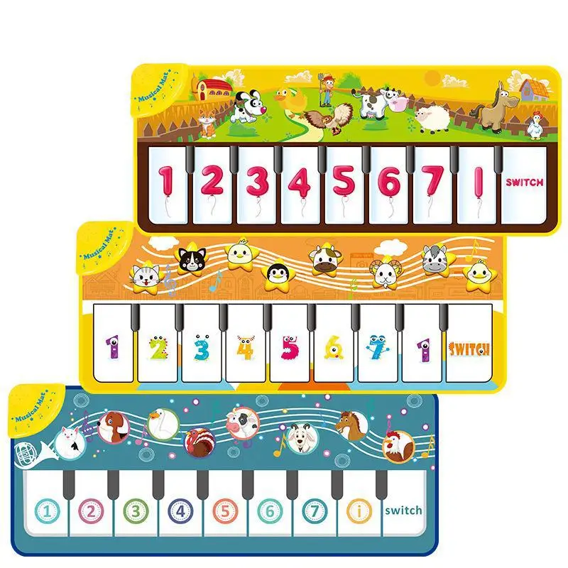 Multifunctional Music Blanket Floor Games Toys Family Parent-child Interaction Dancing Blanket Party Ganes Electric Toys for Kid