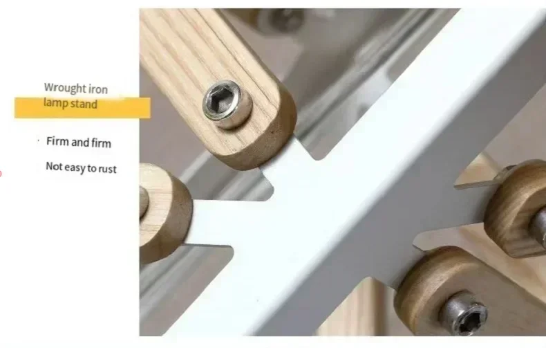 Description Picture 4 of itemNordic Creative Wood Tower Floor Lamp Living Room Bedroom Standing Designer Model Room LED Floor Lamp