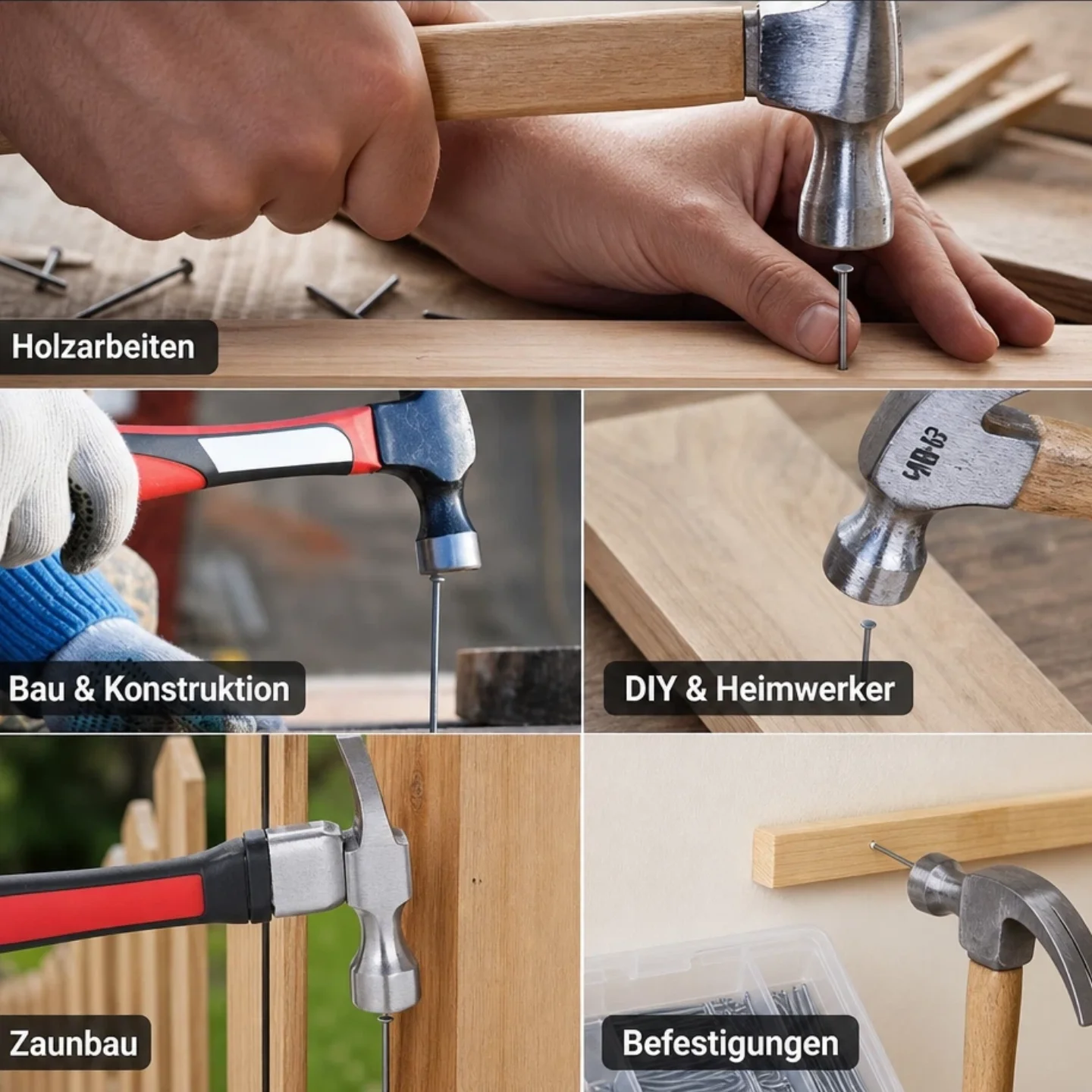 Versatile Iron and Cement Nails for Construction and Carpentry