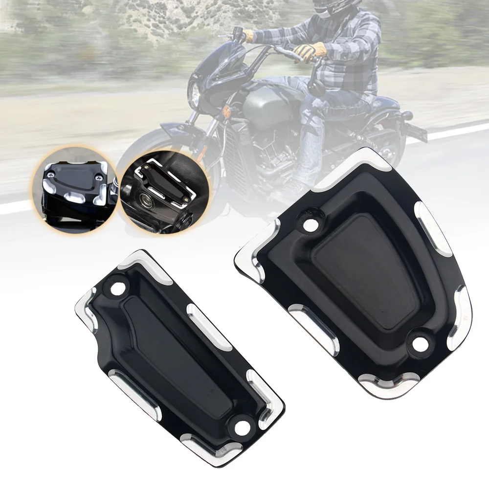 

Motorcycle Front&Rear Brake Master Cylinder Cover Kits For Indian Scout Bobber 2015-2021 2020 2019 2018 Scout Bobber Sixty ABS