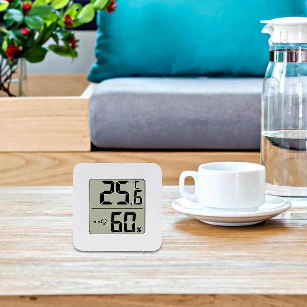 Description Picture 2 of itemMini Indoor Temperature Humidity Monitor Digital Magnetic Absorption Indoor Accurate Temperature Humidity Gauge Meter Monitor