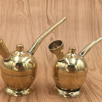 창의적인 순수 구리 물 여과 파이프, 사과 모양 이중 목적