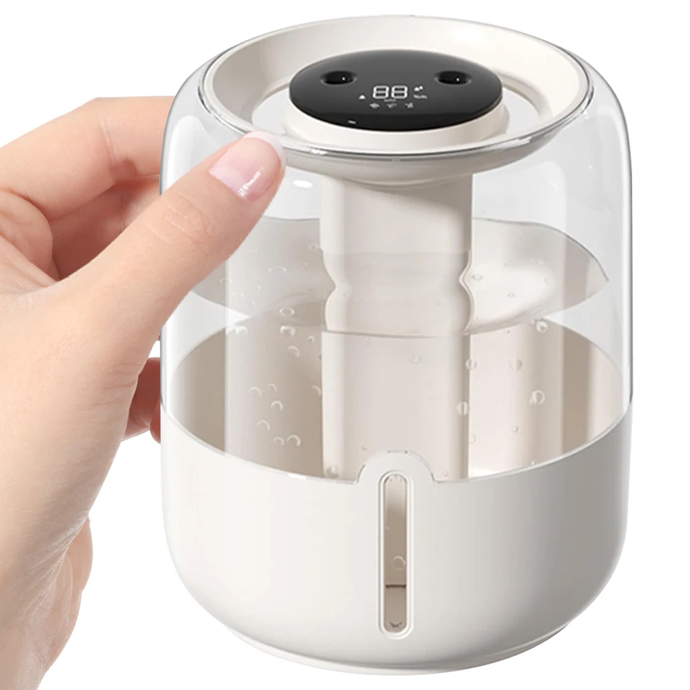 6.8L Air Humidifier Dual Nozzle Humidity Diffuser 3 Modes Cool Mist Humidifier Quiet Diffuser for Living Room Bedroom