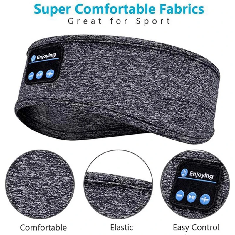 FoneBluetoothEarphonesSportsSleepingHeadbandElasticWireless