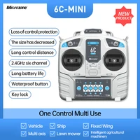 MicroZone MC6C 2.4G 6CH Controller Transmitter Receiver Radio System for RC Airplane Drone Multirotor Helicopter Car Boat 2