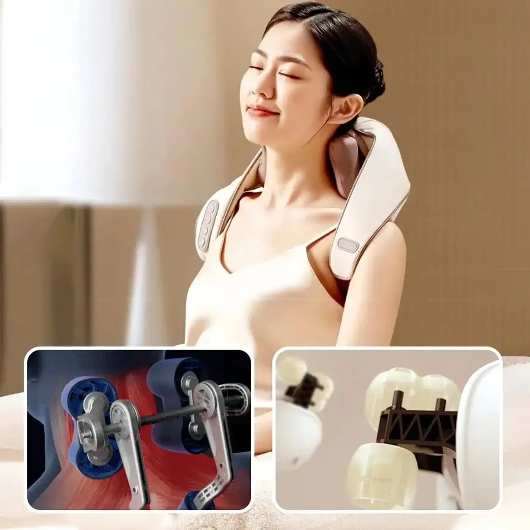 ILG-936 - iLIVING Rechargeable Neck and Shoulder Kneading Shiatsu