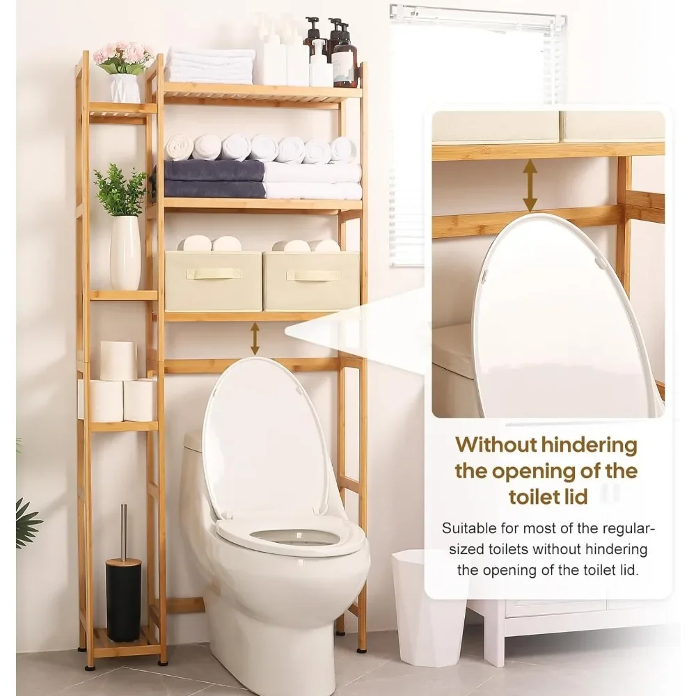 Description Picture 4 of itemShelf for Bathroom Decorations and Accessories Laundry Restroom Over The Toilet Storage