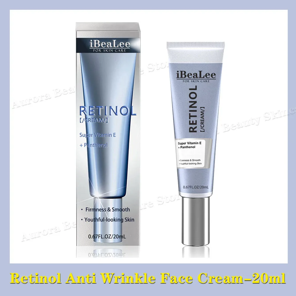 Retinol Øjeblikkelig rynkefjerner Ansigtscreme Fade Fine Linjer Anti-aldring Opstrammende Lifting Blegning Fugtgivende hudpleje_voghion.com