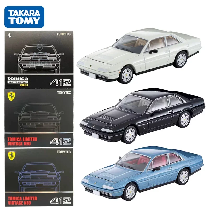 TAKARA TOMY TOMYTEC Tomica LV-NEO 1/64 Ferrari 412 White Blue