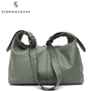 SC Luxury Women Cowhide Crossbody Bag Large Casual Shoulder Purse Wide Strap Handbag Female Daily 100% Genuine Leather Hobo Sack 1