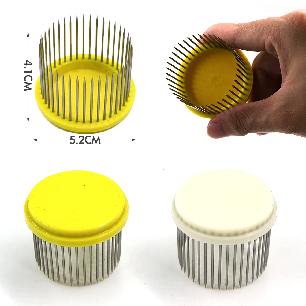 Beekeeping Queen Bee Cage Stainless Steel Needle Beehive Tool Rearing Cover Catcher Captivity Cells 2-10Pcs